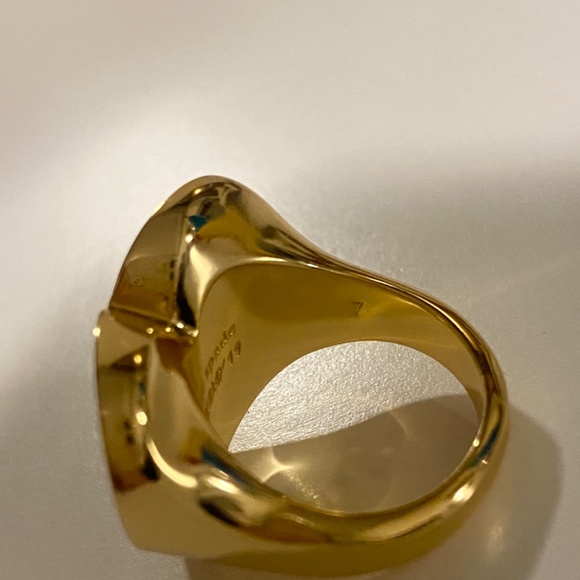 Kate Spade Heritage Pavè Script Heart Ring - Picture 6 of 6